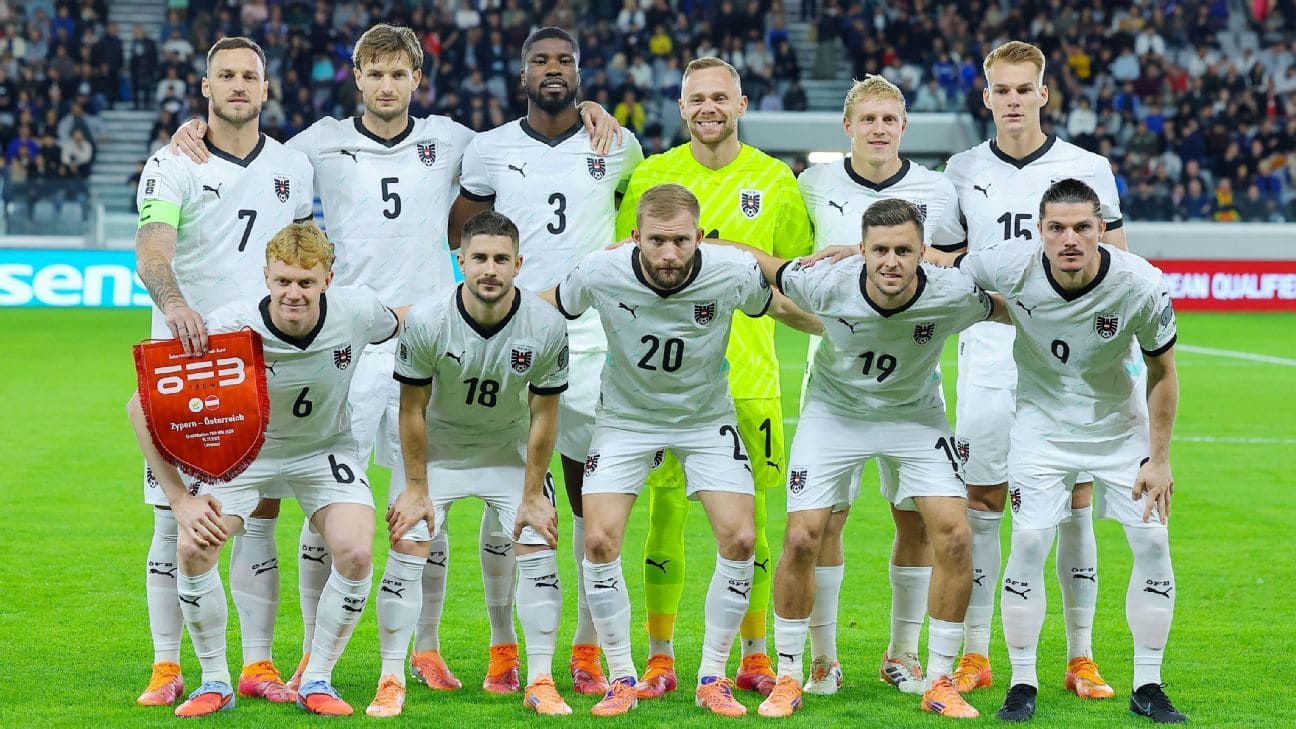 team foto for Áustria