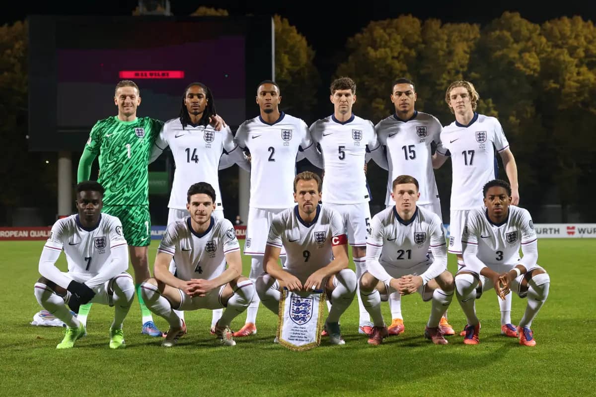 team foto for Inglaterra