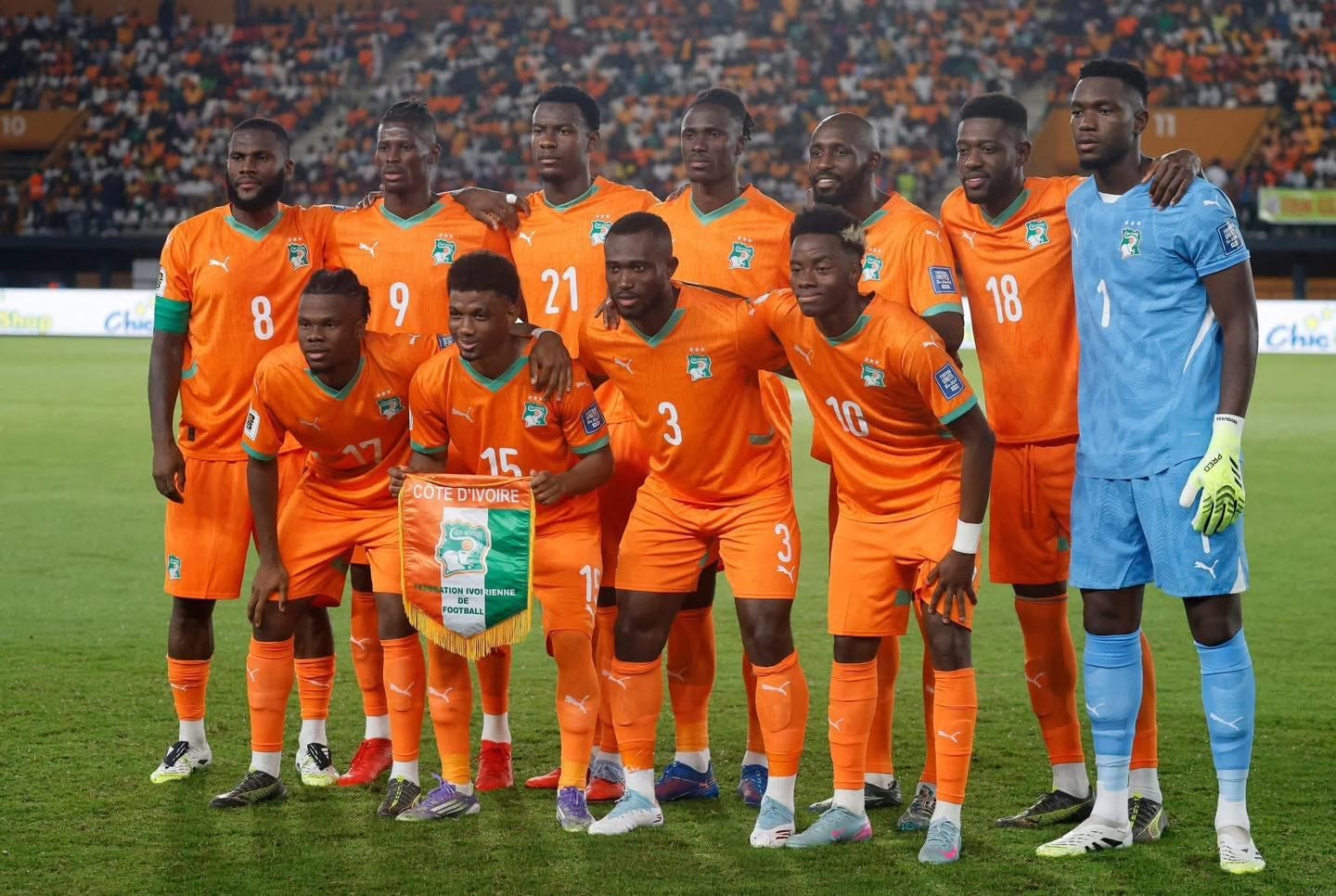 team foto for Costa do Marfim