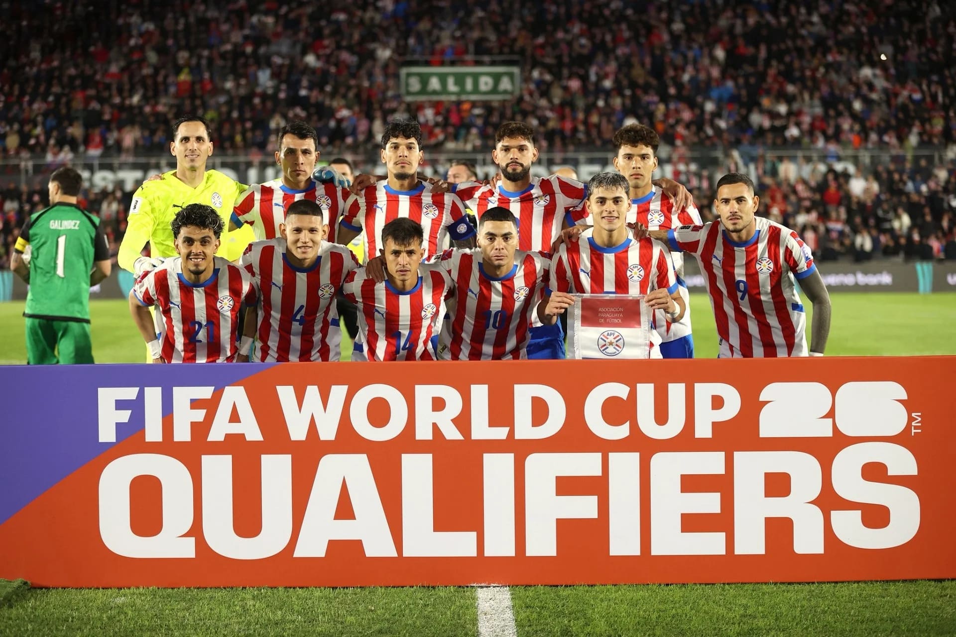 team foto for Paraguai