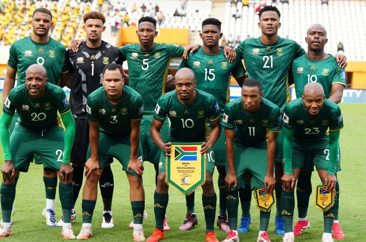 team foto for África do Sul