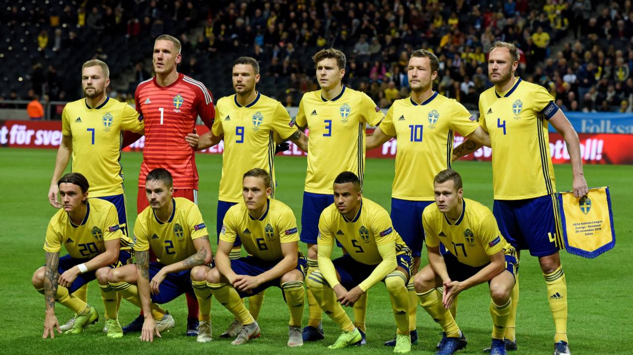 team foto for Suécia