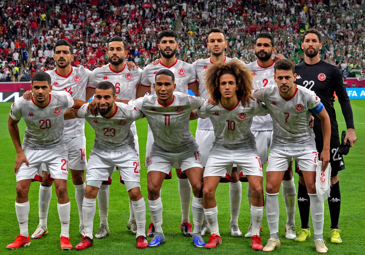 team foto for Tunísia