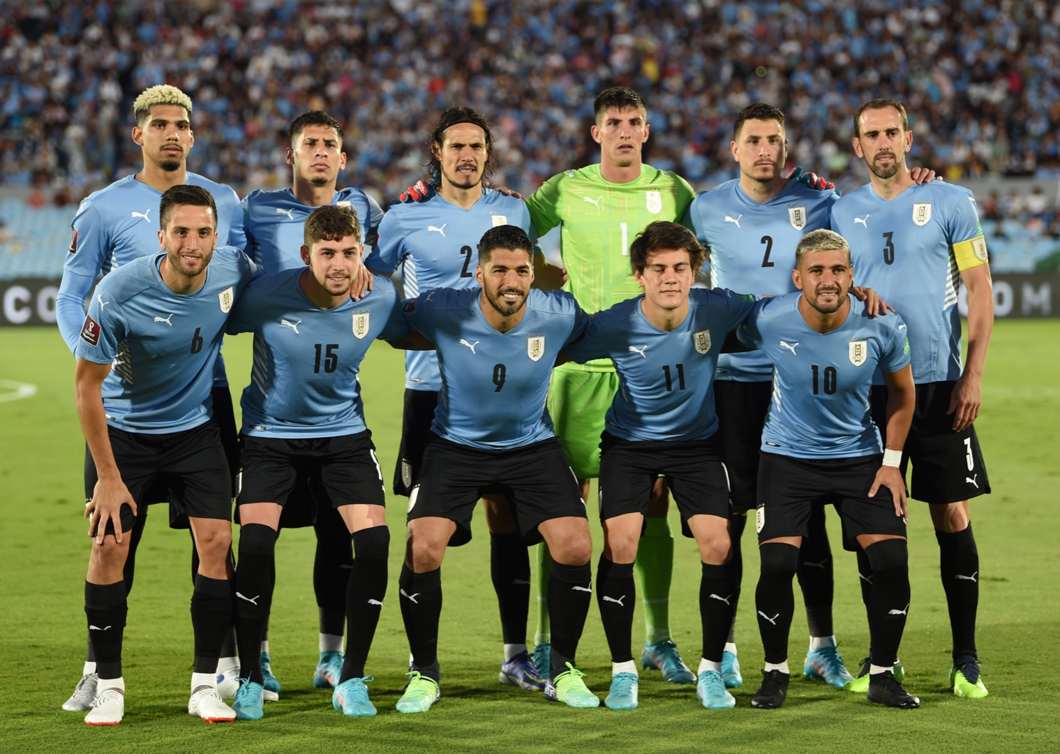 team foto for Uruguai